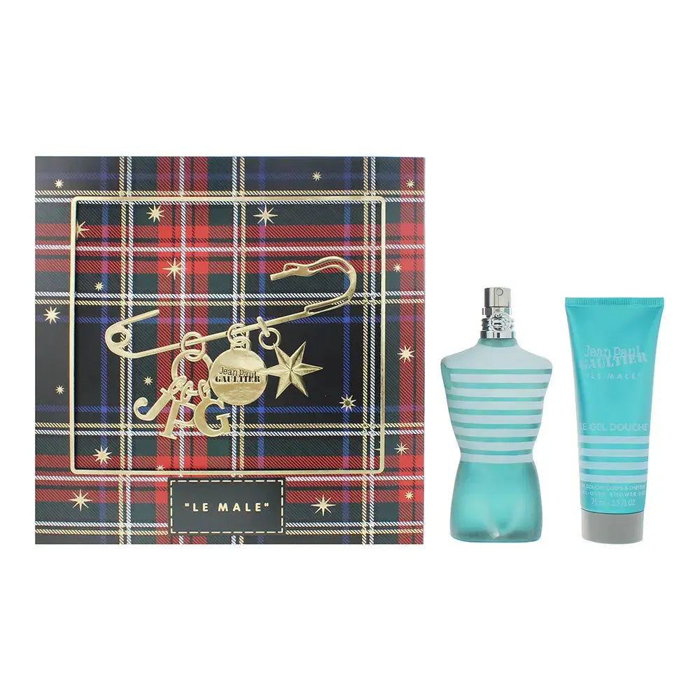 Jean Paul Gaultier Le Male 2 Pcs Set: 2.5 Eau De Toilette Spray + 2.5 Shower Gel Jean Paul Gaultier