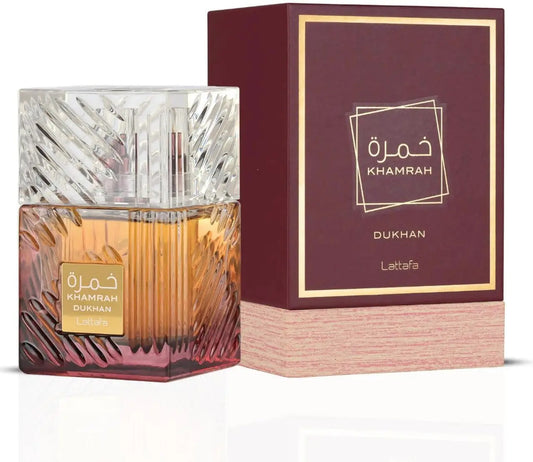 Lattafa Khamrah Dukhan 3.4 Eau De Parfum Spray For Men Lattafa