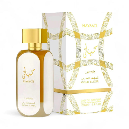 Lattafa Hayaati Gold Elixir 3.4 Eau De Parfum Spray Lattafa