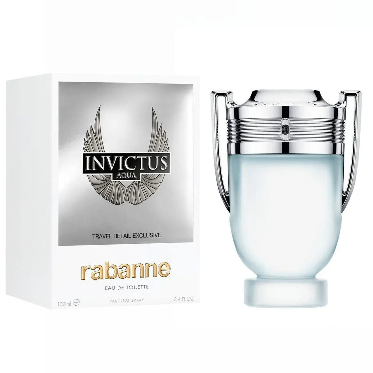Paco Rabanne Invictus Aqua 3.4 Eau De Toilette Spray For Men. Paco Rabanne