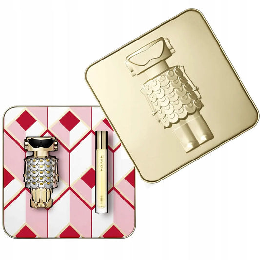 Paco Rabanne Fame 2 Pcs Set For Women: 2.7 Eau De Parfum Spray + 0.34 Eau De Parfum Spray Paco Rabanne
