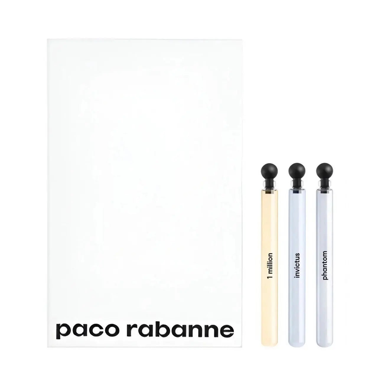 Paco Rabanne 3 * 4 Ml Eau De Toilette Mini Set For Men: 1 Million + Invictus + Phantom Paco Rabanne