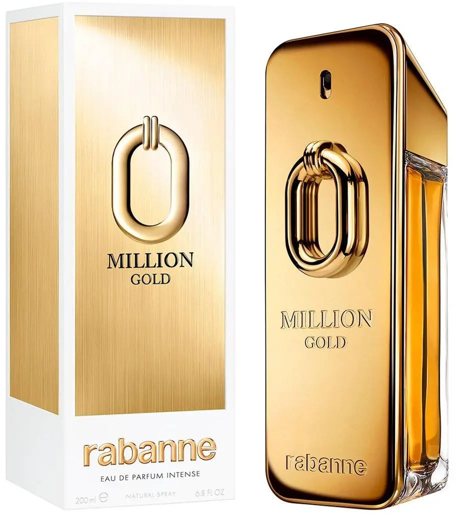 Paco Rabanne Million Gold 6.8 Eau De Parfum Intense Spray For Men Paco Rabanne