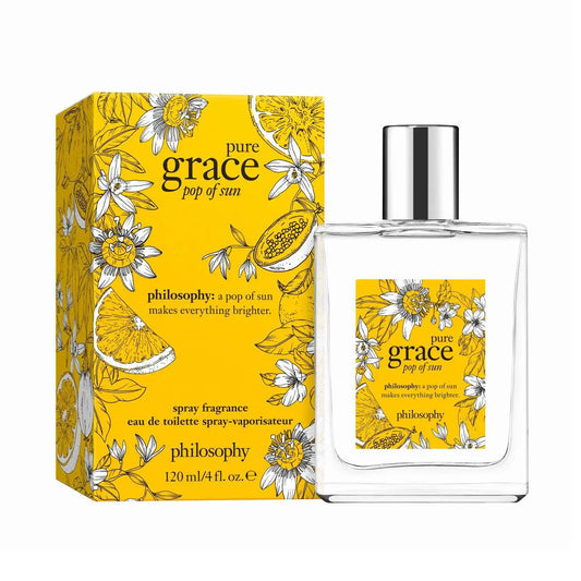 Philosophy Pure Grace Pop Of Sun 4 Oz Eau De Toilette Spray For Women Philosophy