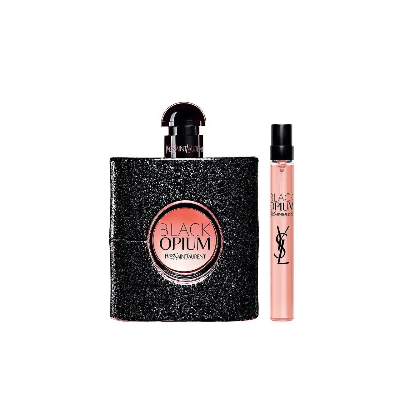Ysl Black Opium 2 Pcs Set: 3 Oz Eau De Parfum Spray + 0.33 Eau De Parfum Spray Yves Saint Laurent