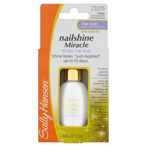 Sally Hansen Nail Shine Miracle Up To 10 Day Top Coat 13.3ml - The Beauty Store