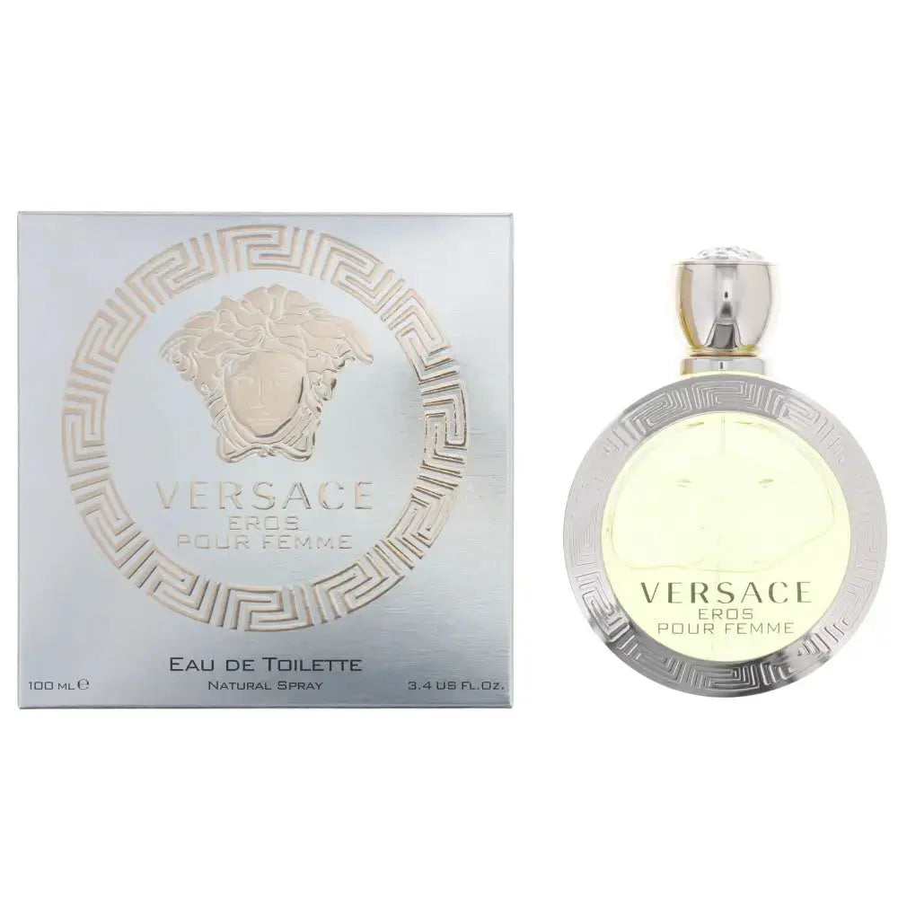 Versace Eros 3.4 Eau De Toilette Spray For Women Versace