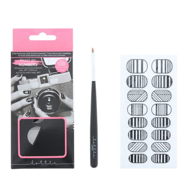 Lottie London Paint By Numbers Nail Art Stencils Lottie London