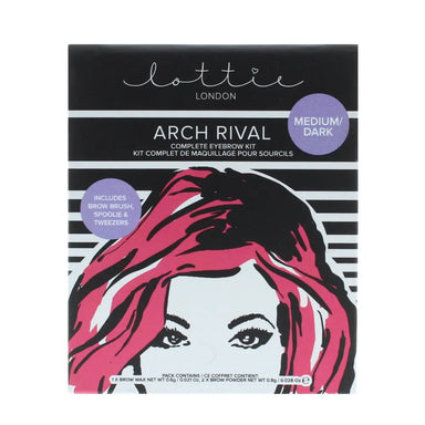 Lottie London Arch Rival Medium/Dark Eyebrow Kit Lottie London