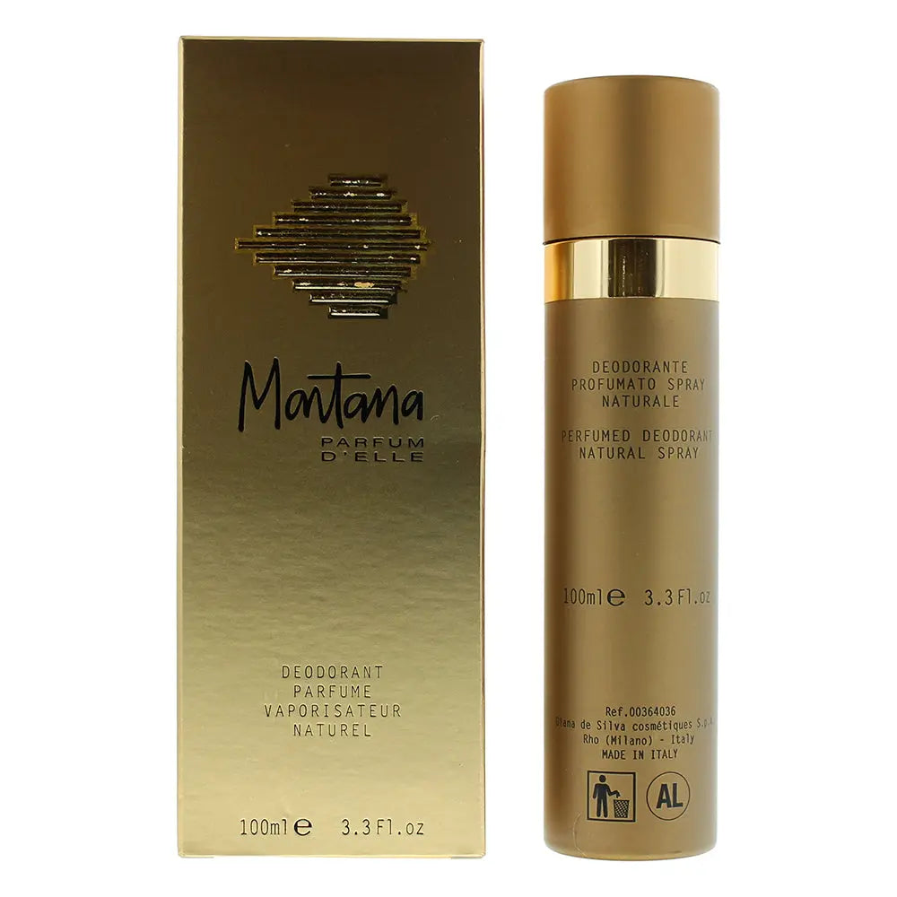 Montana Parfum D'elle Deodorant Spray 100ml Montana