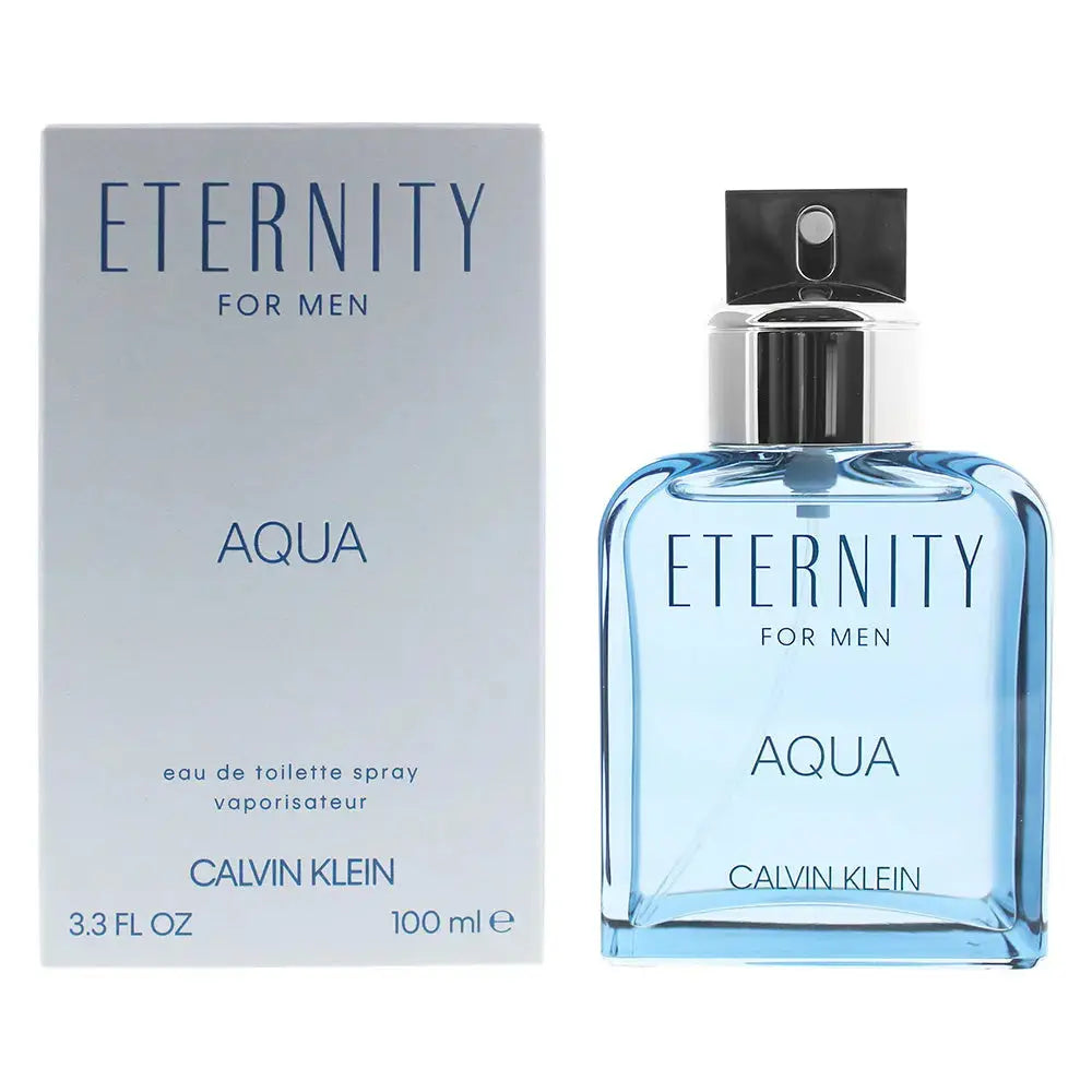 Eternity Aqua 3.4 Eau De Toilette Spray For Men Calvin Klein