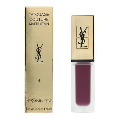 Yves Saint Laurent Tatouage Couture N4 Purple Identity Liquid Lipstick 6ml Yves Saint Laurent