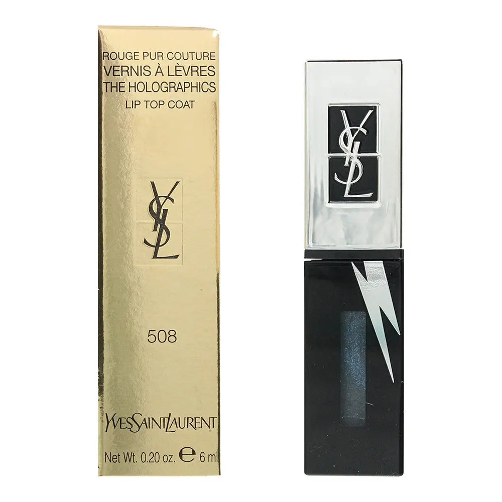 Yves Saint Laurent The Holographics #508 Black Liquid Lipstick Glossy Stain 6ml Yves Saint Laurent