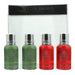 Molton Brown 4 Piece Gift Set: 2 x Festive Frankincense  Allspice Hand Wash 30ml - 2 x Fabled Juniper Berries  Lapp Pine Body Wash 30ml Molton Brown