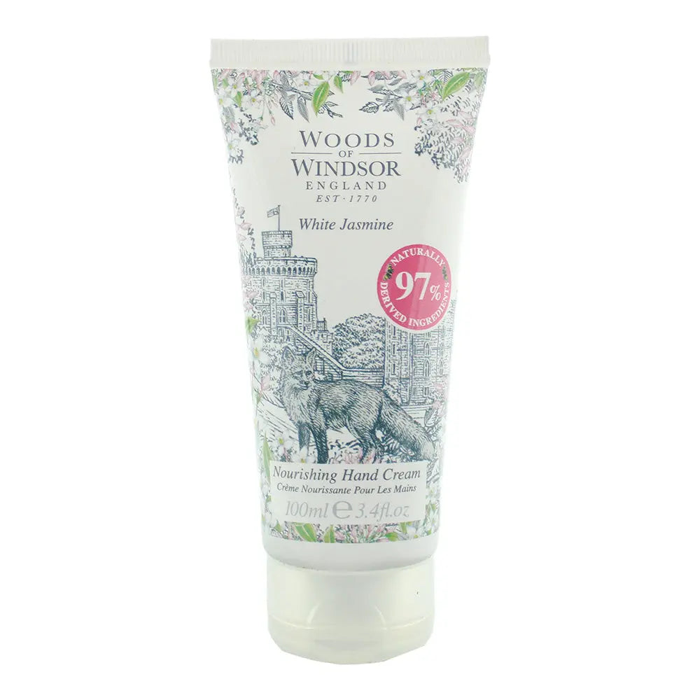 Woods Of Windsor White Jasmine Hand Cream 100ml Woods Of Windsor