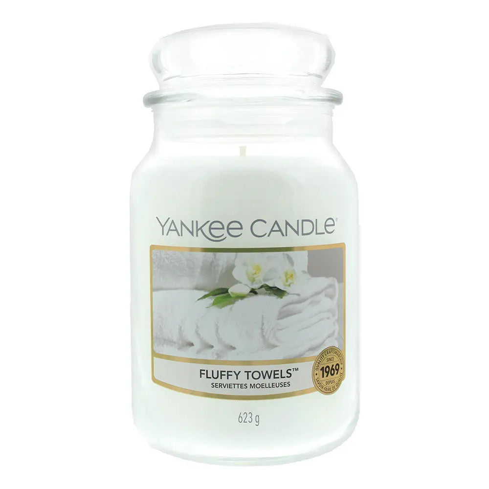 Yankee Original Candle Fluffy Towels Candle Large Jar Yankee