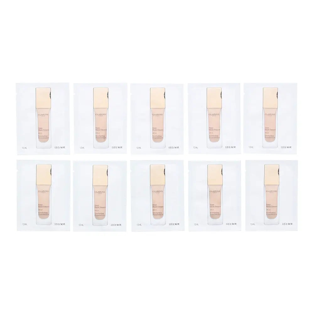 Clarins 109 Wheat Everlasting Foundation+ 10 x 1.5ml - Ref 04071590 Clarins