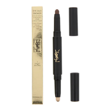 Yves Saint Laurent Duo Smoker 3 Smoky Brown Cream Eye Shadow Duo 2 x 0.8g Yves Saint Laurent