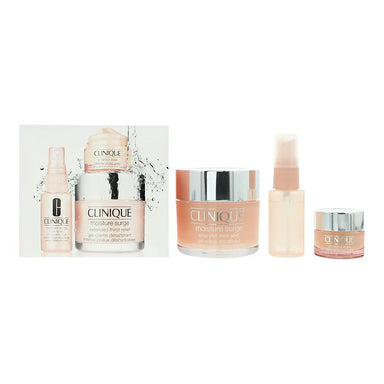 Clinique Moisture Surge 3 Piece Set: Extended Thirst Relief 125ml - Facial Spray 30ml - All About Eyes 15ml Clinique