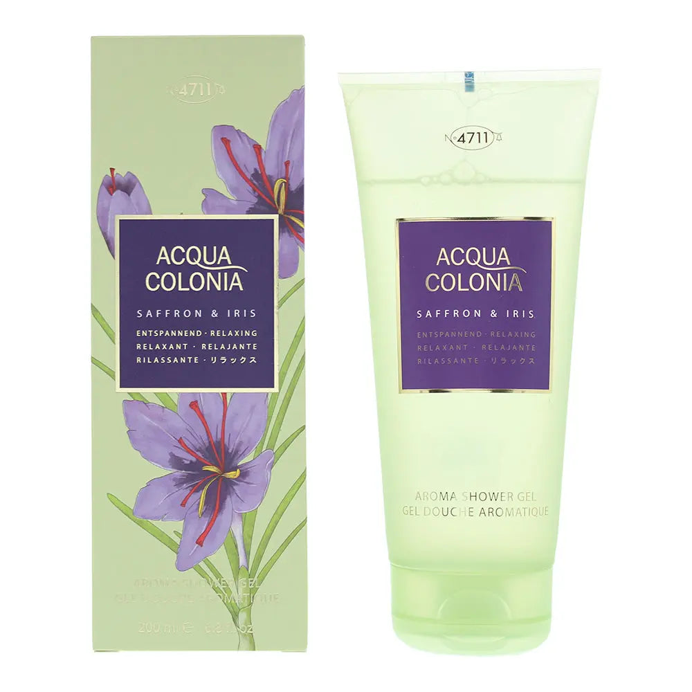 4711 Acqua Colonia Saffron  Iris Shower Gel 200ml 4711