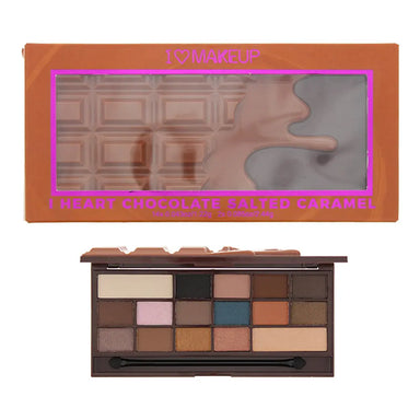 Revolution I Heart Makeup I Heart Chocolate Salted Caramel Eye Shadow Palette 14 x 1.22g - 2 x 2.44g Revolution