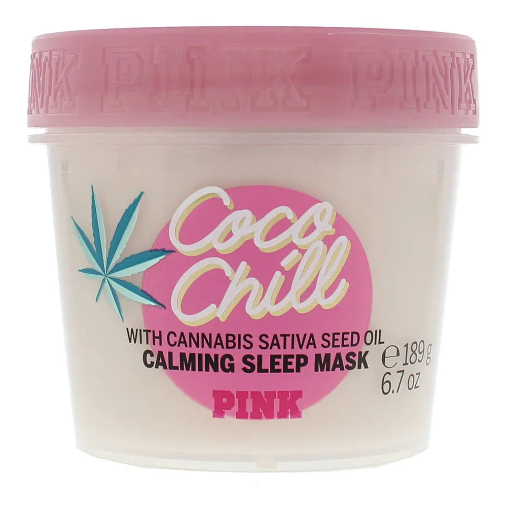 Victoria's Secret Pink Coco Chill With Cannabis Sativa Seed Oil Calming Sleep Mask 189g Victoria'S Secret