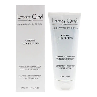 Leonor Greyl Creme Aux Fleurs Cleansing Treatment Cream For Very Dry, Colored Hair And Sensitive Scalp 200ml Leonor Greyl