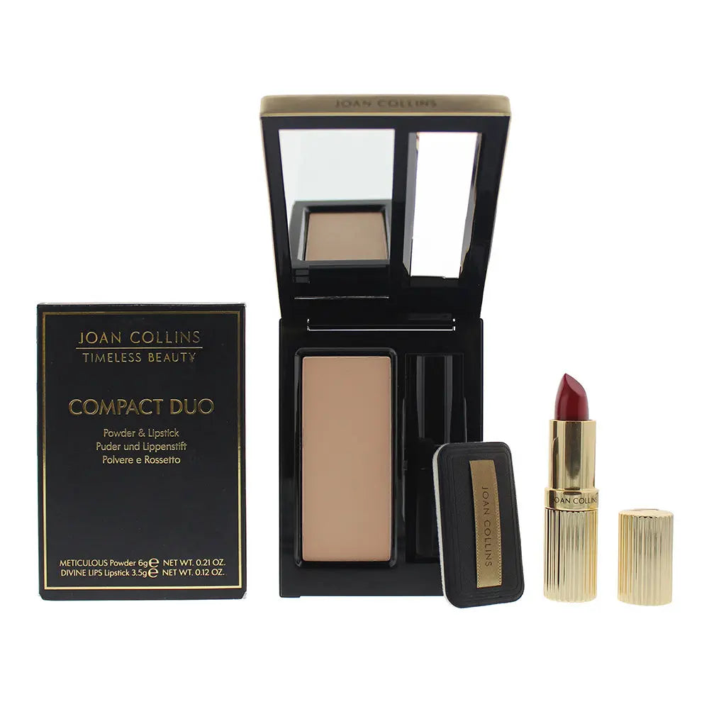 Joan Collins Compact Duo Powder 6g - Alexis Cream Lipstick 3.5g Joan Collins