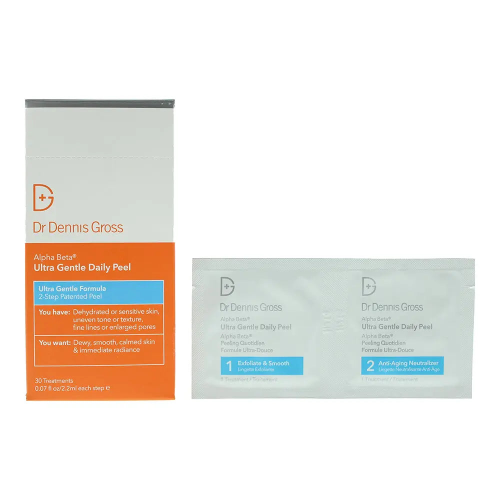 Dr Dennis Gross Alpha Beta Ultra Gentle Daily Peel 30 packets Treatment x 2.2ml Dr Dennis Gross