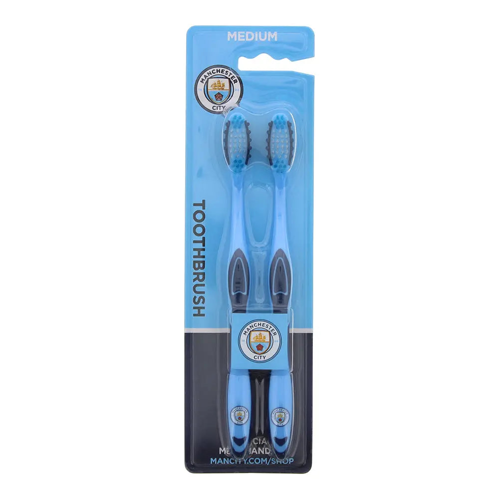 EPL Manchester City Soft Toothbrush 2pcs Epl