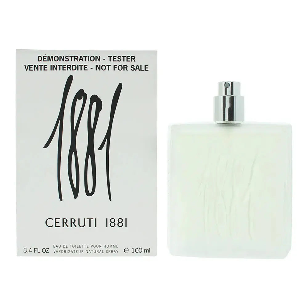Cerruti 1881 Tester 3.4 Eau De Toilette Spray For Men Nino Cerruti