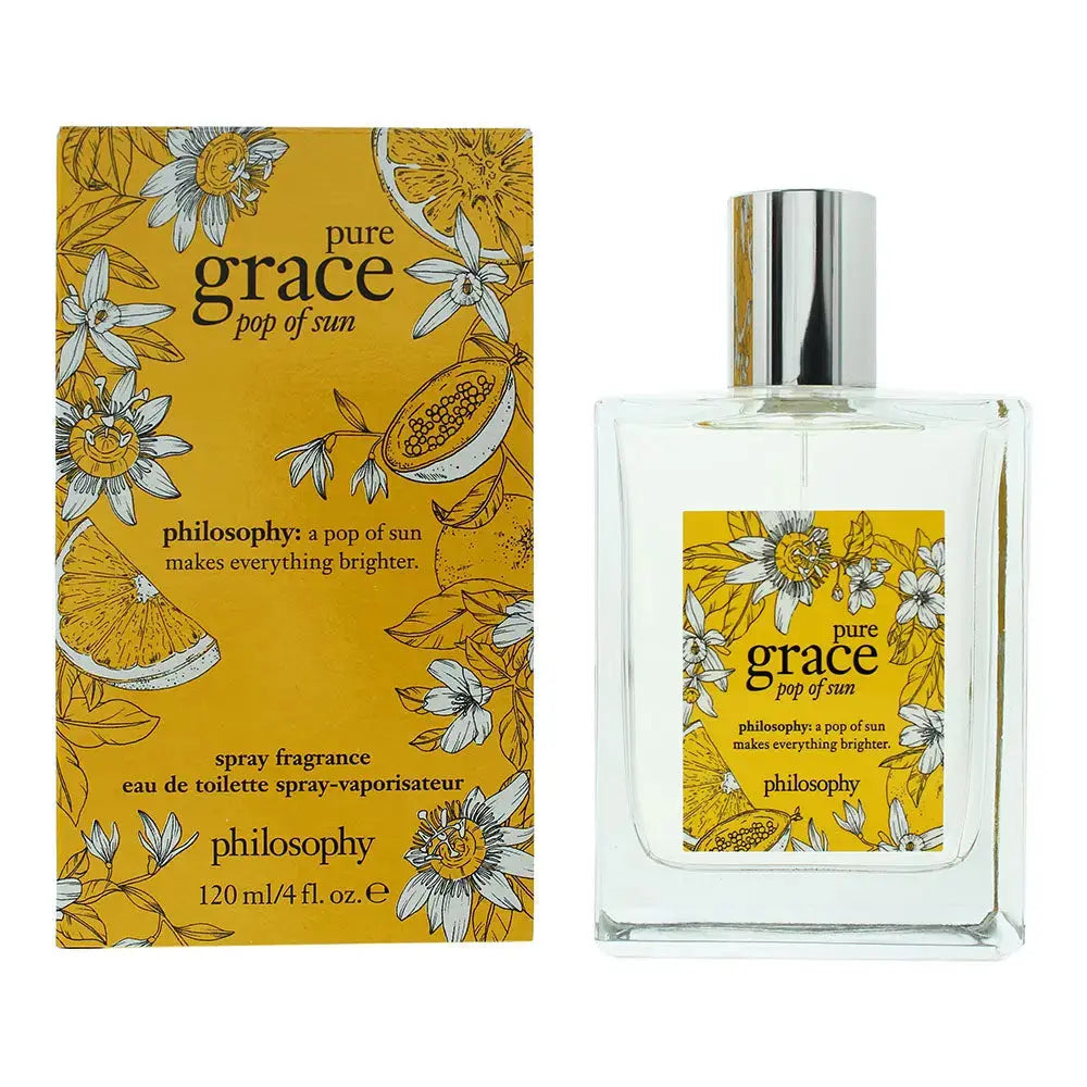 Philosophy Pure Grace Pop Of Sun 4 Oz Eau De Toilette Spray For Women Philosophy