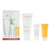 Clarins Toned  Visibly Firmer 3 Piece Gift Set: Body Lotion 200ml - Body Scrub 30ml - Tonic Bath  Shower 30ml Clarins