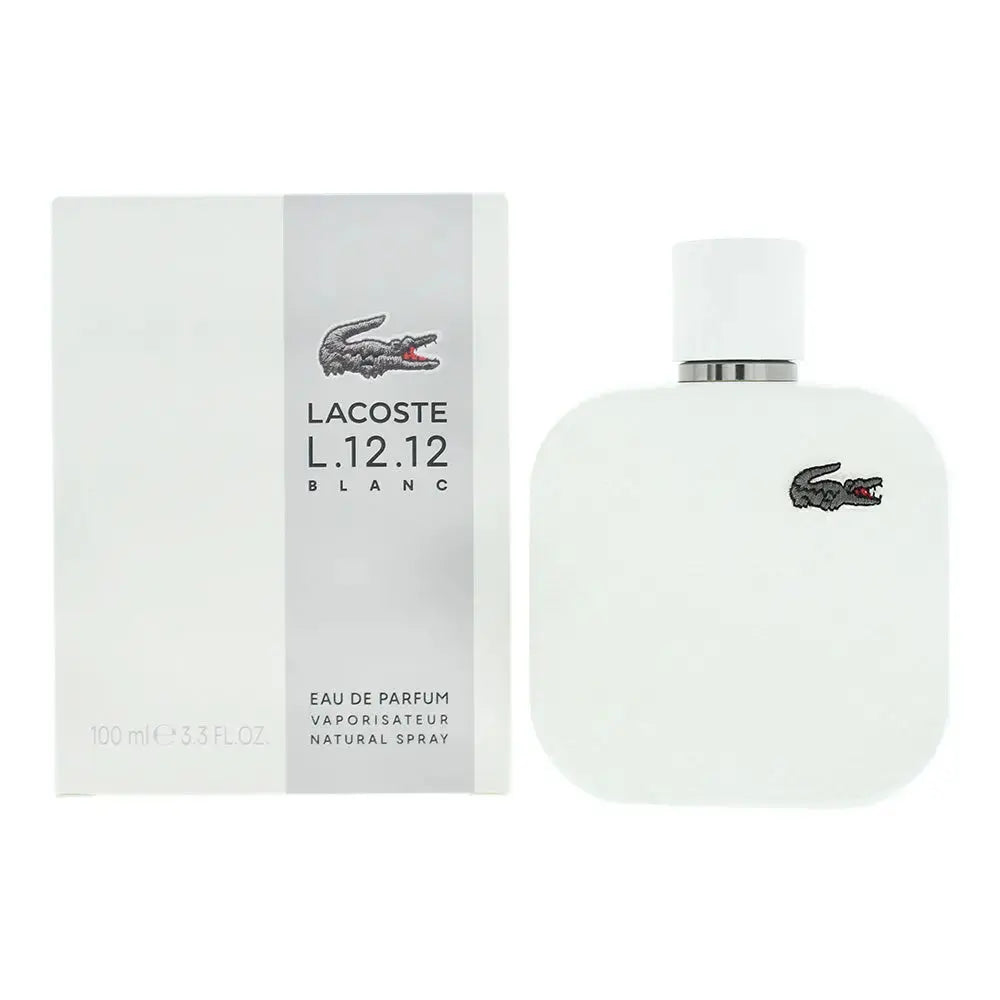 Lacoste L.12.12 Blanc 3.3 Eau De Parfum Spray For Men. Lacoste