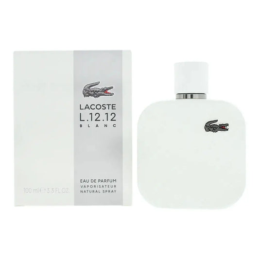 Lacoste L.12.12 Blanc 3.3 Eau De Parfum Spray For Men. Lacoste