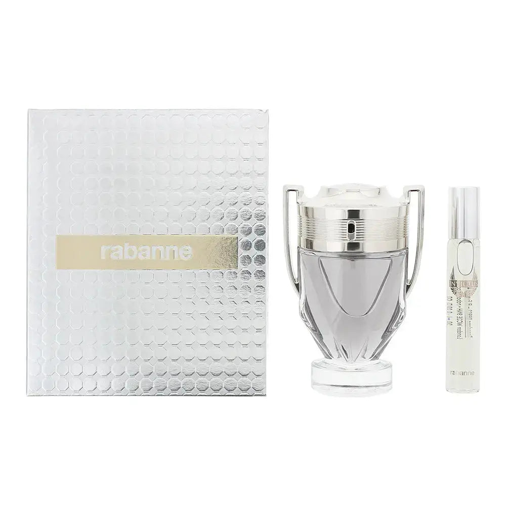 Paco Rabanne Invictus 2 Pcs Set For Men: 3.4 Eau De Toilette Spray + 0.68 Eau De Toilette Spray Paco Rabanne