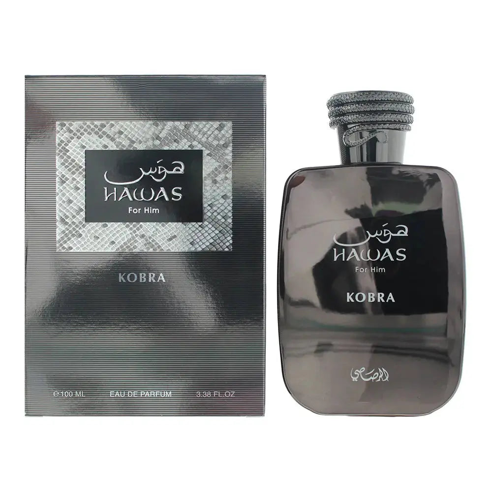 Rasasi Hawas Kobra 3.38 Eau De Parfum Spray For Men Rasasi