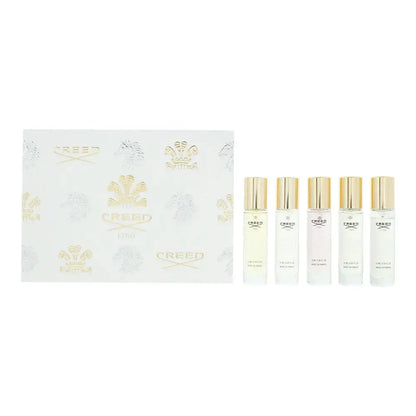 Creed 5 * 0.33 Eau De Parfum Spray Set For Women: Aventus For Her + Carmina + Wind Flowers + Royal Princess Oud + Spring Flower Creed