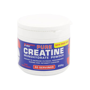 Supplements Direct Pure Creatine Monohydrate Powder 200g 40 Servings Supplements Direct