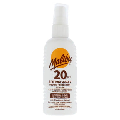 Malibu SPF 20 Lotion Spray Medium Protection Water Resistant 100ml - The Beauty Store