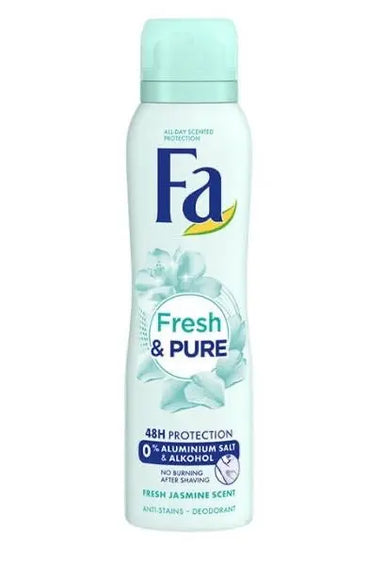 Fa Fresh & Pure Deodorant Spray 150ml - The Beauty Store