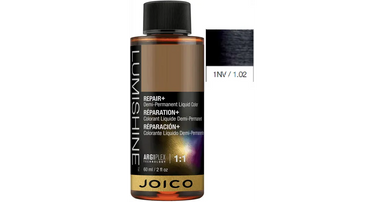 JOICO Lumishine Demi Permanent  60ml - 1NV (1.02) Natural Violet Black - The Beauty Store