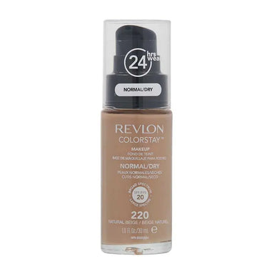 Revlon Colourstay Foundation for Normal/Dry Skin 220 Natural Beige - The Beauty Store