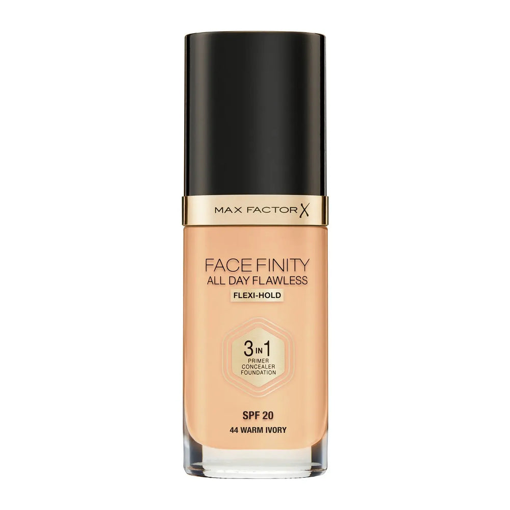 Max Factor Face Finity All Day Flawless 3 In 1 44 Warm Ivory Foundation 30ml Max Factor