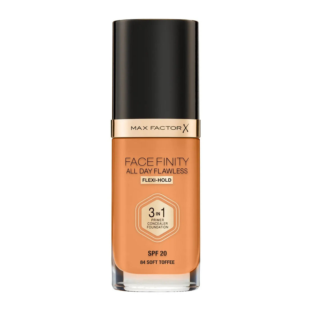 Max Factor Face Finity All Day Flawless 3 In 1 84 Soft Toffee Foundation 30ml Max Factor