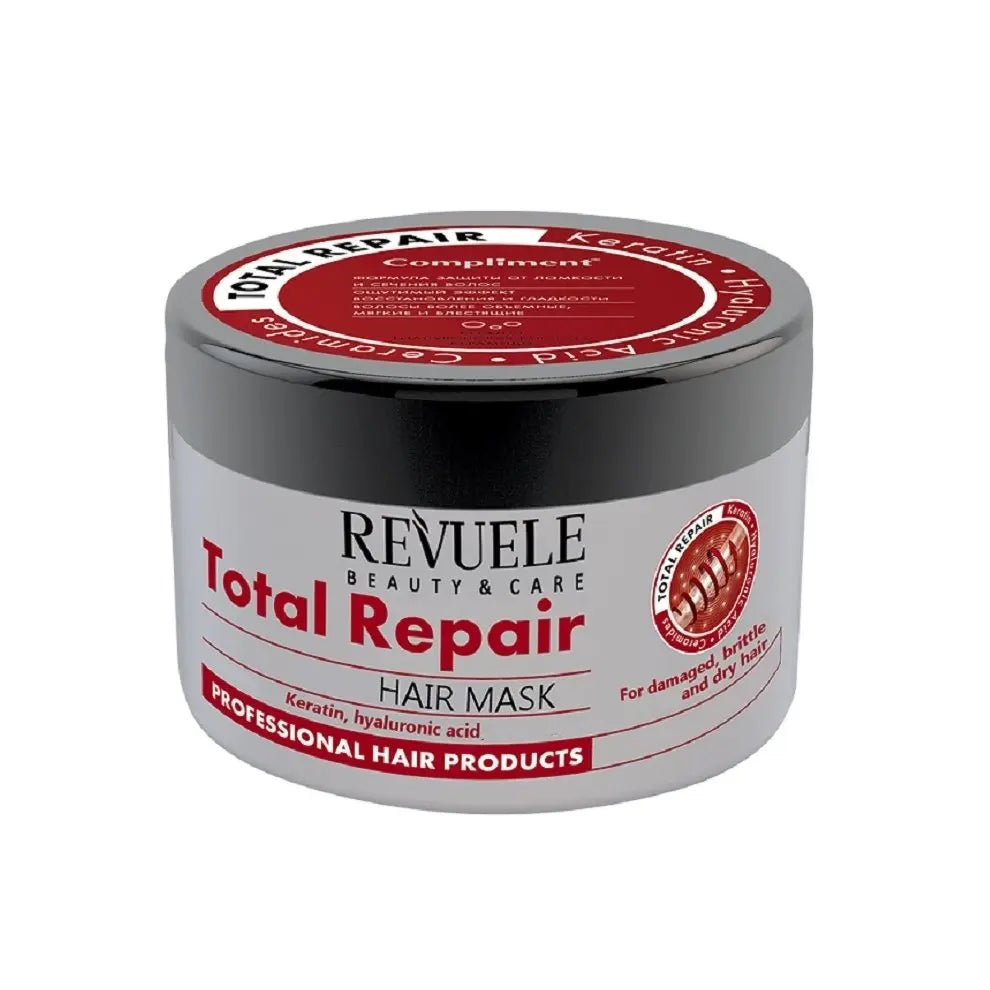 Revuele Professional Total Repair Hair Mask for Dry Damaged Hair 500ml - The Beauty Store