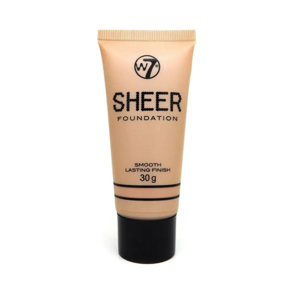 W7 Sheer Foundation Smooth Lasting Finish - Biscuit 30g W7 Cosmetics