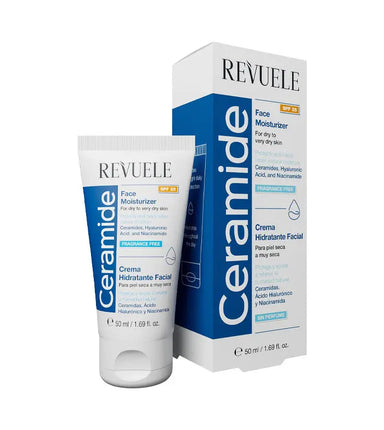 Revuele Ceramide Face Moisturiser SPF25 for Dry to Very Dry Skin 50ml - The Beauty Store