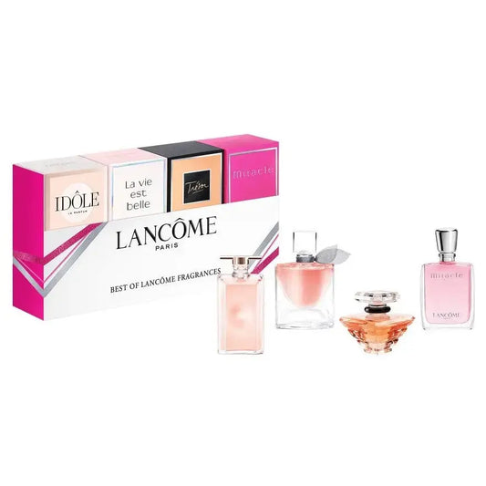 Lancome 4 Pcs Set Set Individually Boxed: Idole 0.16 Eau De Parfum + La Vie Est Belle 0.135 Eau De Parfum + Tresor 0.25 Eau De Parfum + Miracle 0.16 Eau De Parfum Lancome