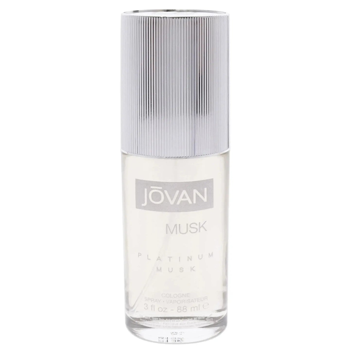 Jovan Platinum Musk 3 Oz Cologne Spray For Men Jovan